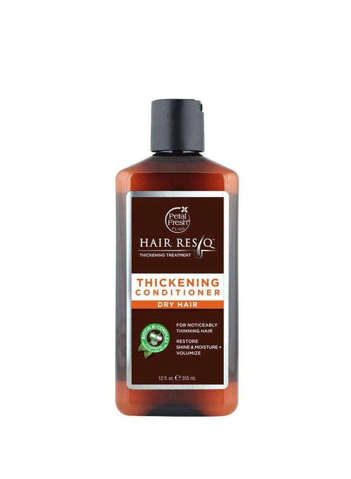 Hair Res Q Thickening Treatment Conditioner for Hair Dry Restore Shine Moisturize and Volumize 355ml