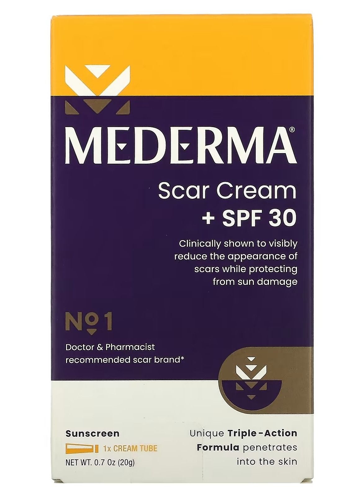 Skin Care For Scars Cream SPF30 20g