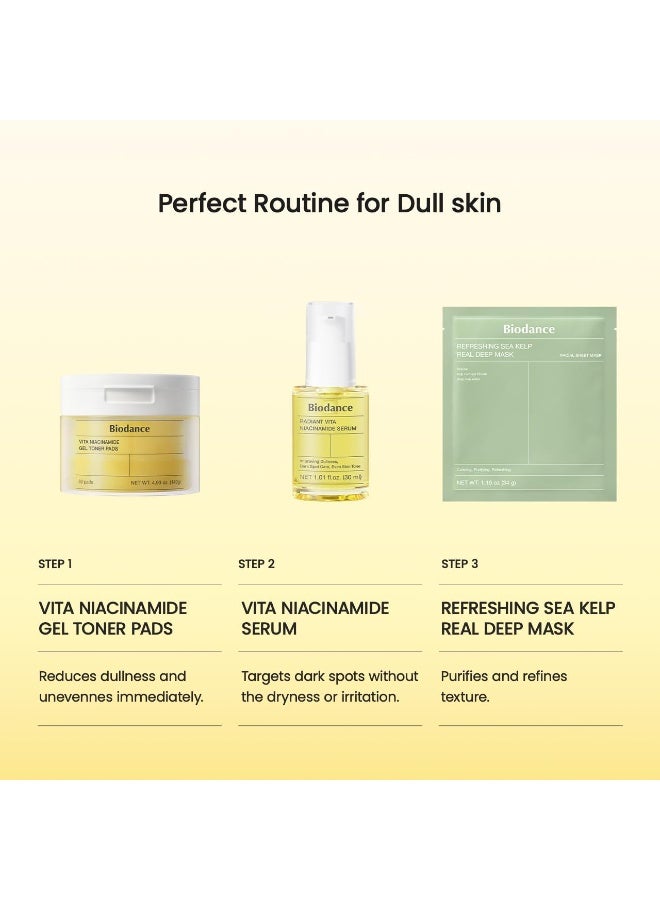 BIODANCE Radiant Vita Niacinamide Serum, for Even Tone Dark Spot Care with Vitamin C, Hydrating for Sensitive Skin, Filter Glow Serum, Korean Skincare, Stocking Stuffers | 1.01 floz x 1 ea - image 4