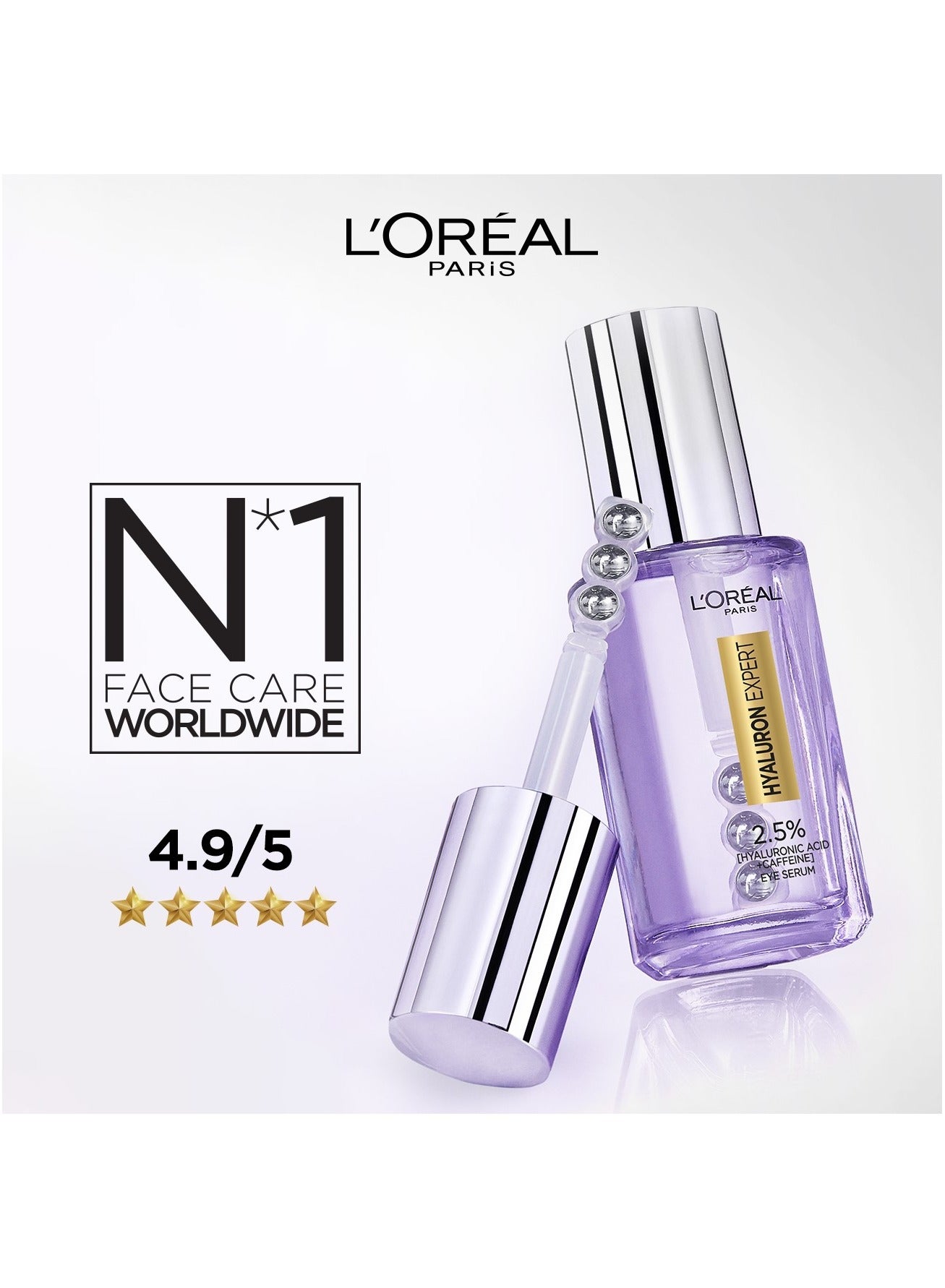 Innovation Hyaluron Expert {Hyaluronic Acid+ Niancinamide+ Caffine} Eye Serum, 20 ml - image 2