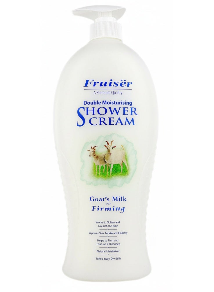 Double Moisturising Shower Cream Goat'S Milk With Firming 1000 ML