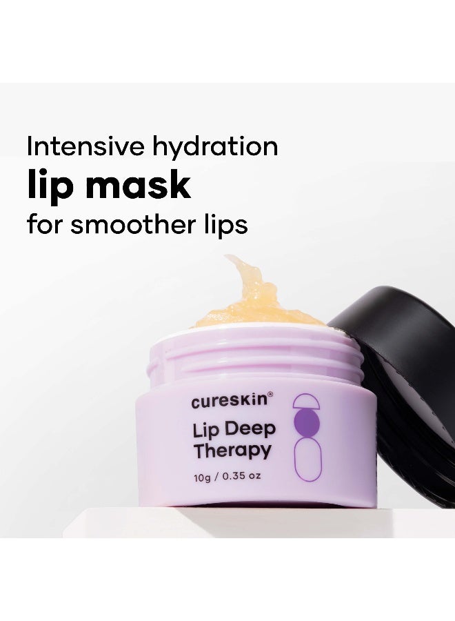 Lip Deep Therapy Lip Mask | Moisturizing Lip Treatment with Vitamin C + Shea Butter for Soft Hydrated Lips | Overnight Repair | Lip Balm For Dry Chapped Lips | Lasting Hydration, 10 g (Pack of 1) - image 2