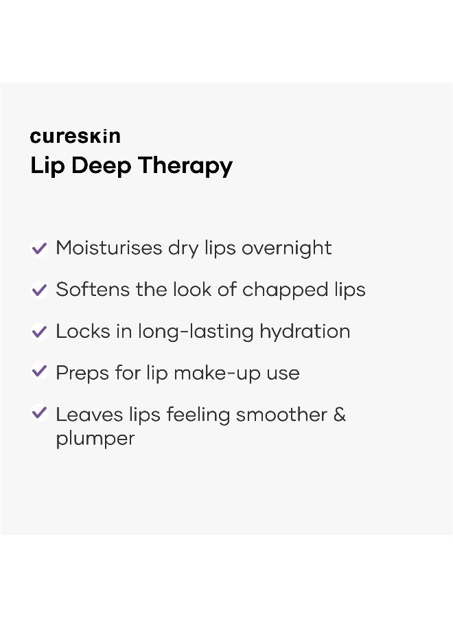Lip Deep Therapy Lip Mask | Moisturizing Lip Treatment with Vitamin C + Shea Butter for Soft Hydrated Lips | Overnight Repair | Lip Balm For Dry Chapped Lips | Lasting Hydration, 10 g (Pack of 1) - image 3