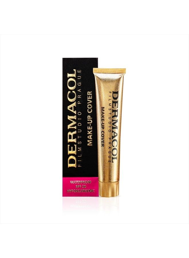 Full Coverage Foundation, Liquid Makeup Matte Foundation with SPF 30, Waterproof Foundation for Oily Skin, Acne, & Under Eye Bags, Long-Lasting Makeup Products, 30g, Shade 207