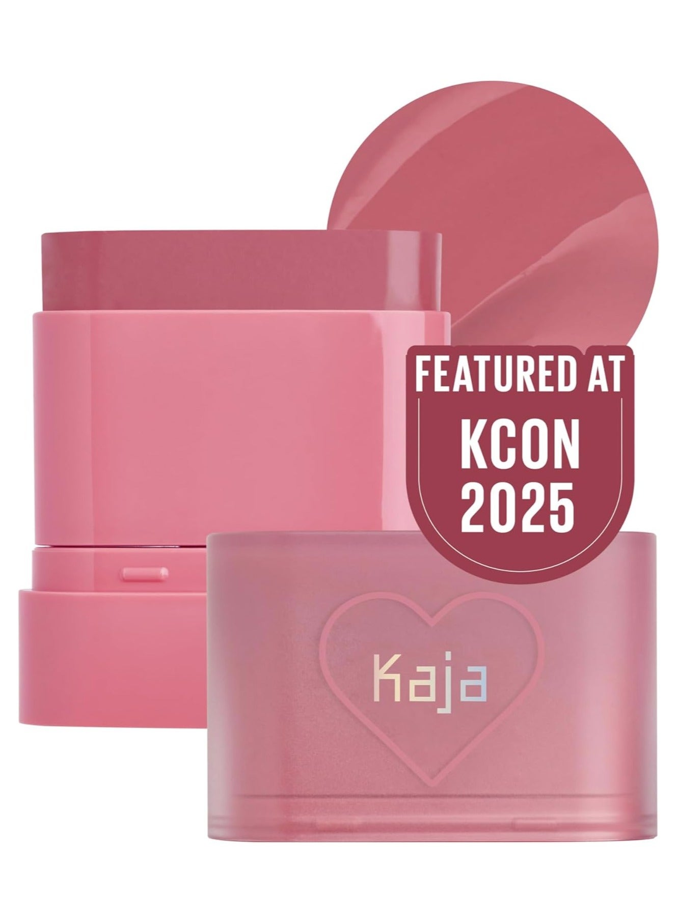 Dewy Bar Cheeks & Lip – Fig Smoothie - Creamy Blusher Stick with Vitamin & Hyaluronic Acid, Moisturizing & Easy Blend