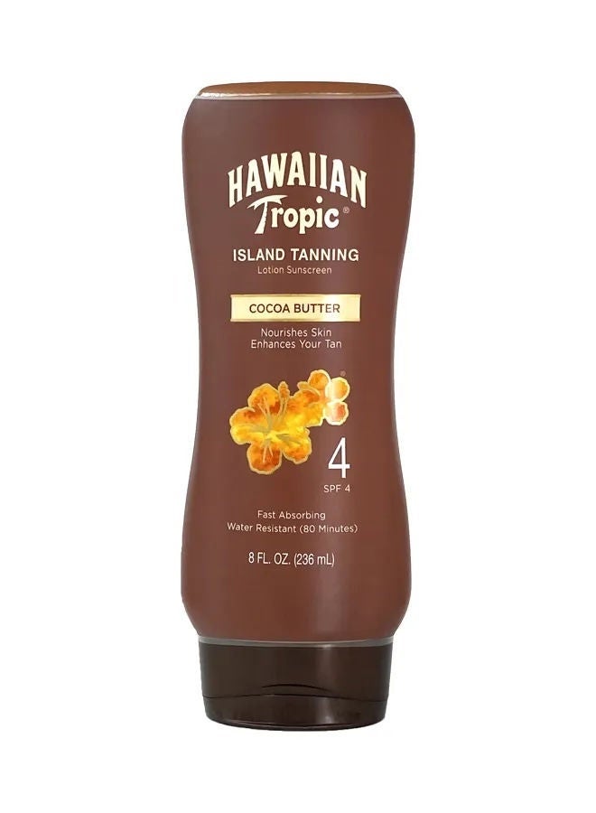 Island Tanning Lotion Sunscreen SPF4