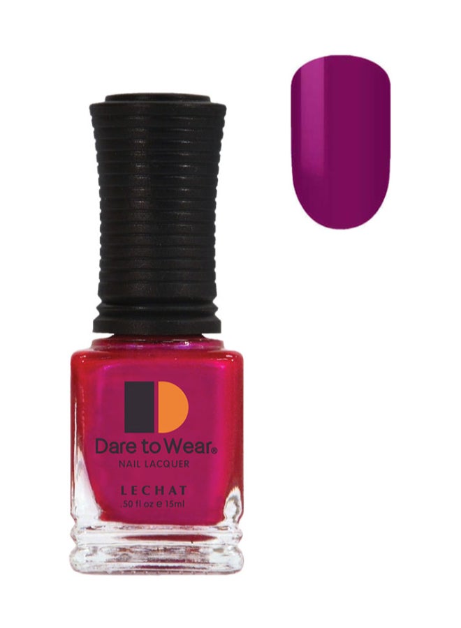 Nail Polish Super Shine Long Wear Lacquer Quick Drying Nail Color Resists Chips Fading Lasts Up To 3 Weeks Precise Application In One Stroke Nail Paint Sangria Dw12