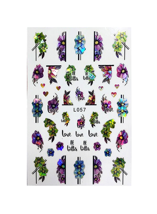 3D Design Stickers For Nails Art Decoration L057