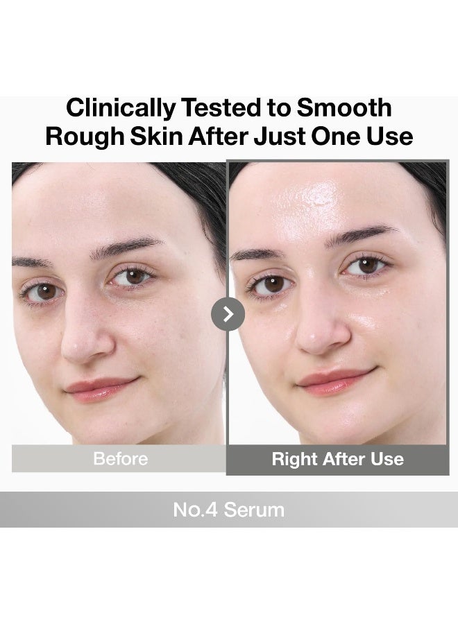 No.4 Serum | Ceramide AHA Glazed Skin Prep Serum | Exfoliating, Skin Barrier Repair, Face peel, Korean Glass Face | Glycolic Acid, PHA, Ceramides, Panthenol | 1.01 fl.oz - image 3