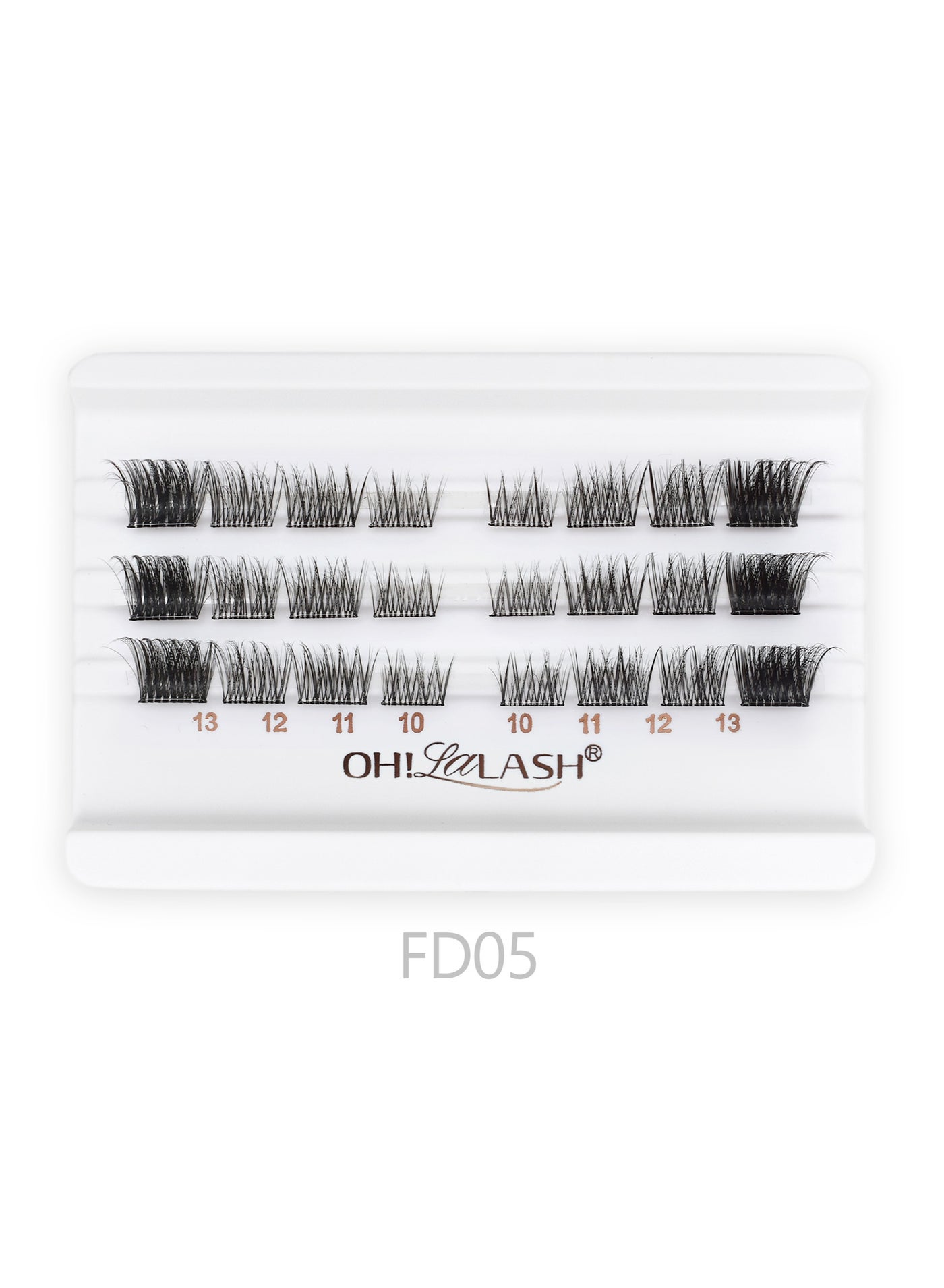 30pcs DIY Press-on cluster false eyelashes for daily & party use.individual eyelash extenson for women
