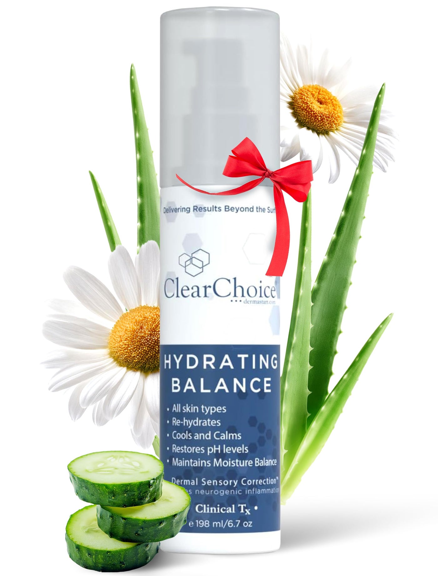 Clear Choice Hydrating Balance Facial Mist 6.7oz â€“ Rejuvenating Spray for All Skin Types, Tightens Pores, Prolongs Makeup, Restores pH Balance