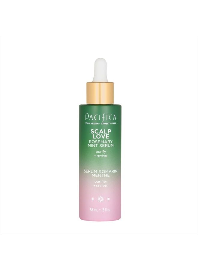 Beauty, Scalp Love Rosemary Mint Serum, Purifies + Revives Scalp Treatment, Nourish + Moisturize, Soothing Witch Hazel, Sulfate Free, Silicone Free, Vegan & Cruelty Free