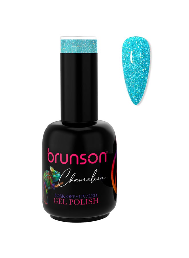 Chameleon Gel Nail Polish 18ml Gel Nails with Glossy Shine Finish, Long-Lasting Soak off UV Gel Polish for Nail Art French Manicure Pedicure. Salon Quality Chip Resistant Gel Extension Acrylic Nails