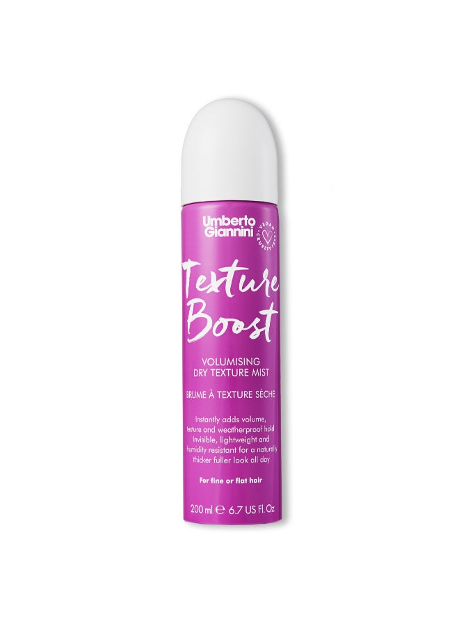 Lightweight Texture Boost Spray for Volume & Fullness - Adds Gritty Texture & Lift to All Hair Types, Creates a Fuller Look (200 ml)