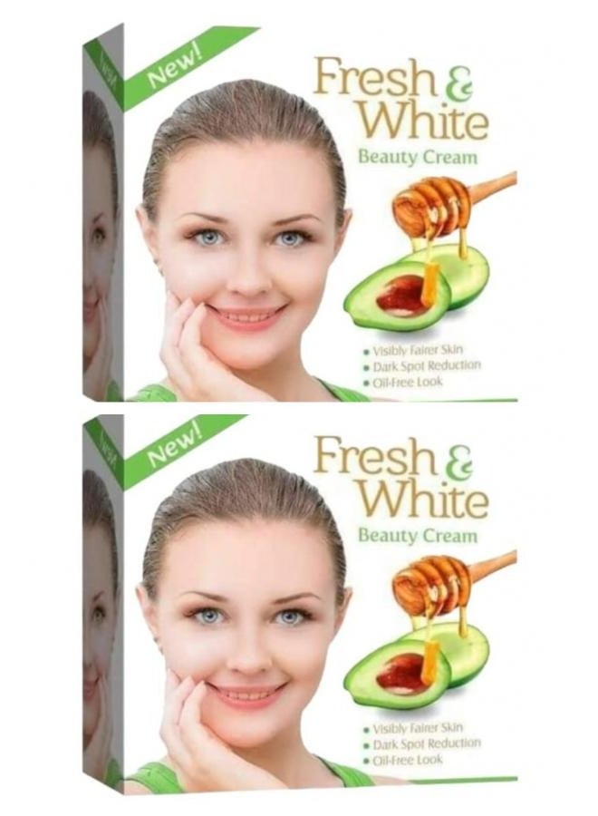 Beauty Cream For Whitening Face & Body With Avocado & Honey 30 g 2 Pcs