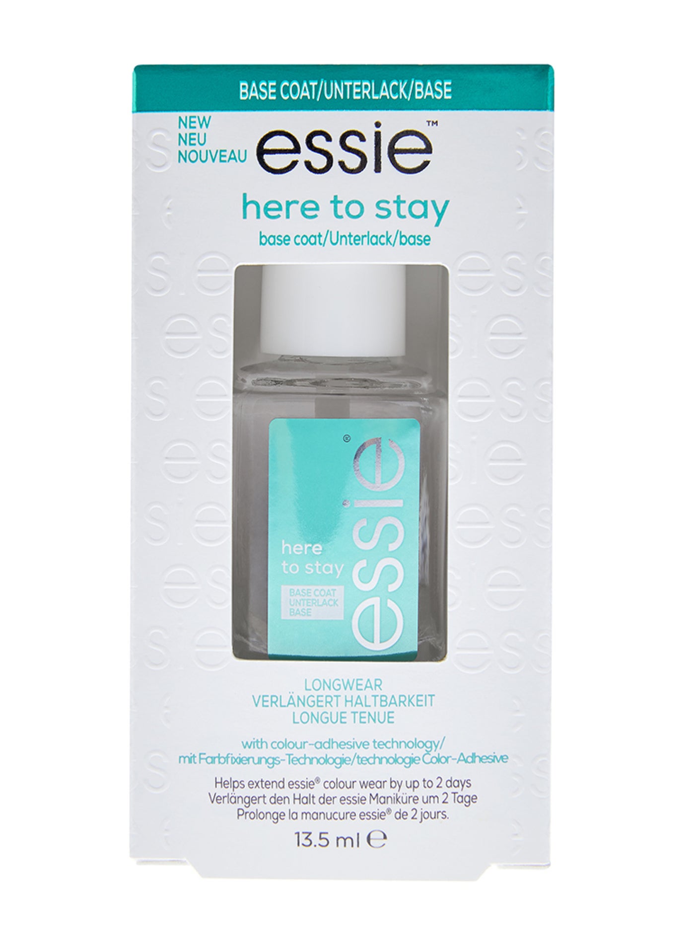 Here to Stay, Nail Polish Base Coat, 13.5 ml