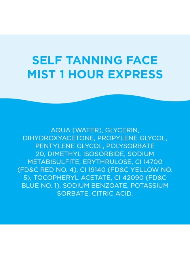 One Hour Express Face Mist 70ml | Fast-Developing 1 Hour Self Tanning Face Mist | Lightweight Customisable Sunless Tan Spray for Natural Facial Glow | Quick Streak-Free Self Tan Face Mist - image 6