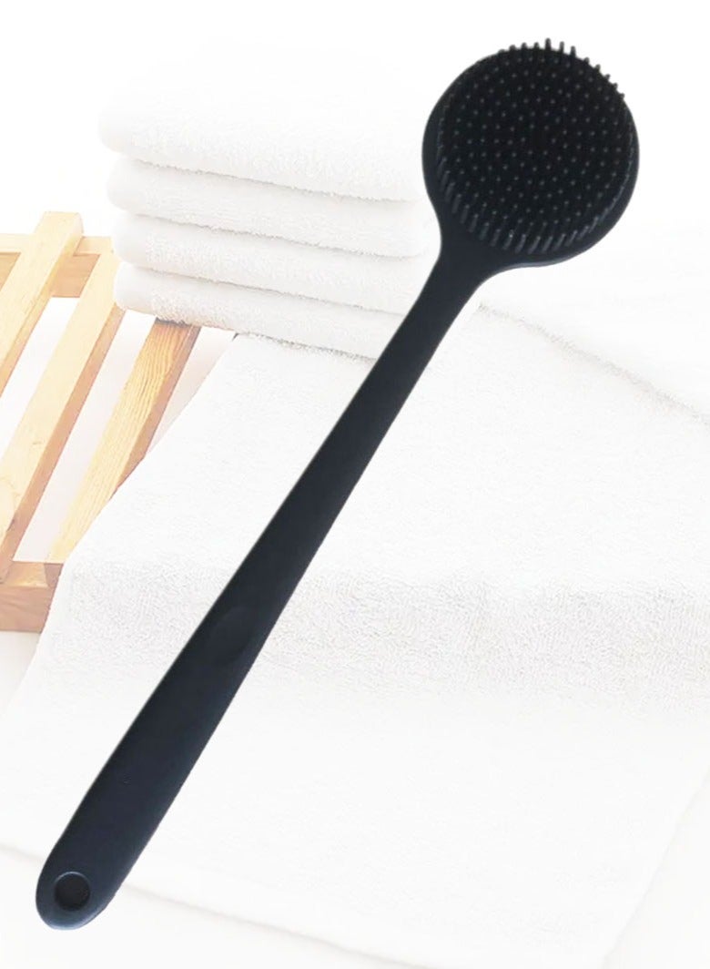 Long Handle Body Brush for Easy Cleaning of the Back, Bath Scrubber for Deep Cleansing and Massage