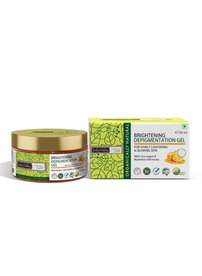 Indus Valley Organic And Natural Cow's Milk Yogurt & Honey Gel | All skin type - 50 ML