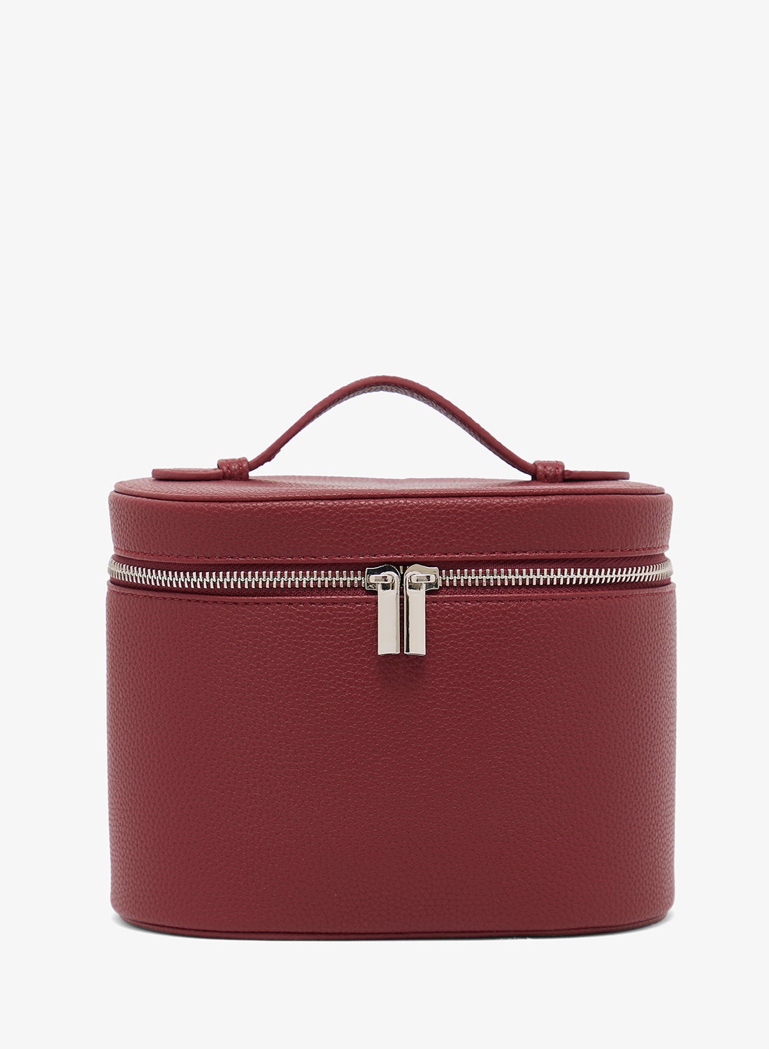 Bucket Bag With Top Handle And Zipper