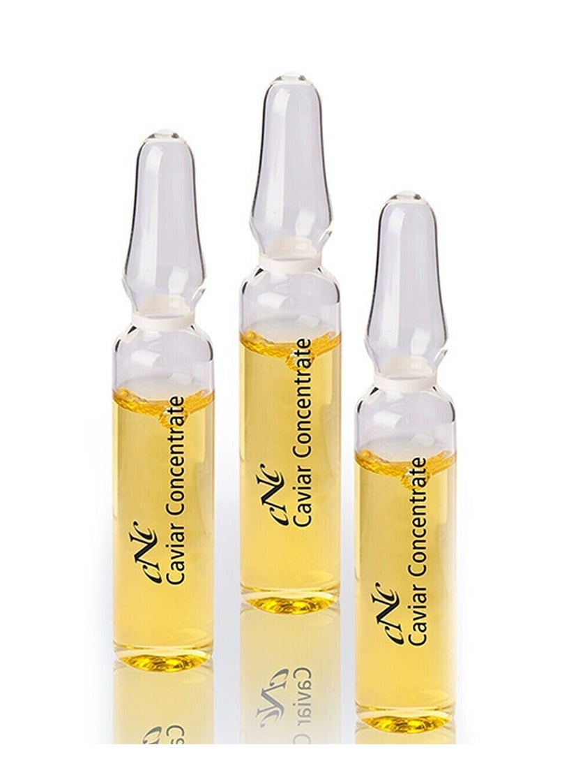 Caviar Concentrate Ampoules 10 x 2 ml | Luxury Anti-Aging Face Serum | Firms, Lifts & Hydrates | Rich in Caviar Extract, Vitamins & precious coenzyme Q10 | Professional Skincare for Women