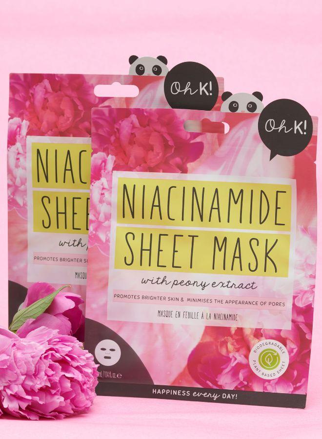 Rejuvenating Niacinamide Brightening Sheet Mask – Pore-Refining and Tone-Enhancing Face Mask for Smooth, Even, and Radiant Skin