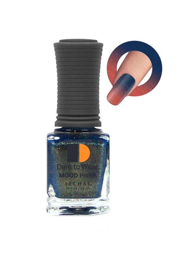 Color Changing Nail Polish 15ml Glossy Super Shine Nail Lacquer 15ml Fast Dry Long Lasting Nail Enamel Temperature Change Mood Color Polish Nail Art No Need UV LED Lamp No curing Manicure Nail Paint