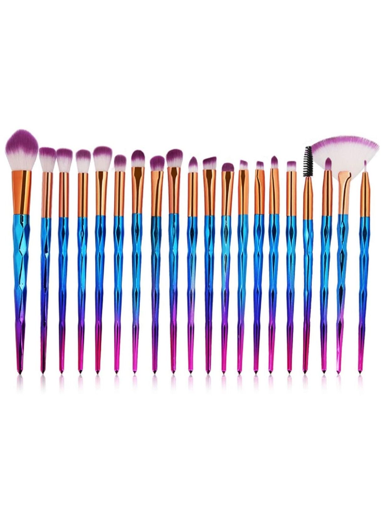20-Piece Makeup Brush Set, Powder Eyeshadow Foundation Blush