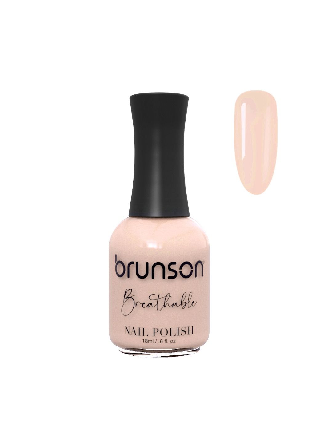 Brunson Breathable Nail Polish Oxygenated Nail Lacquer Air Dry Halal nail polish Wudu friendly
