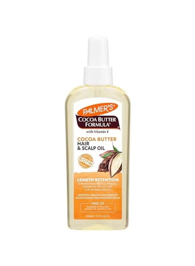 Palmer's Cocoa Butter + Biotin Length Retention Hair and Scalp Oil 5.1 Ounce