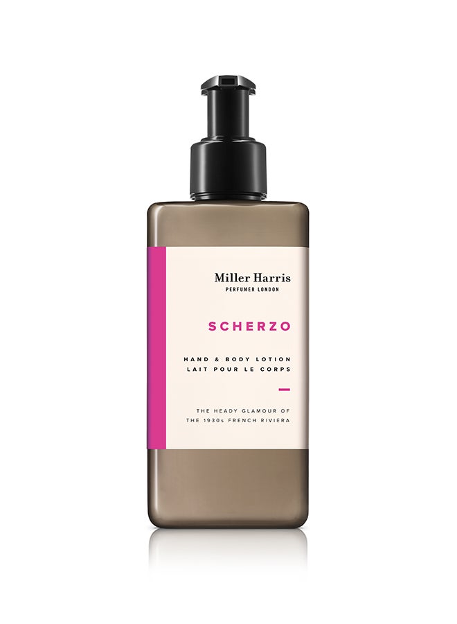 Scherzo Intensely Moisturising Fragranced Body Lotion Dark Rose Oud Shea Butter Argan Oil Vitamin B5 | Vegan Paraben Free 300ml - image 2