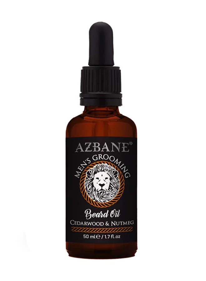 Moroccan Argan Beard Oil with Cedarwood & Nutmeg