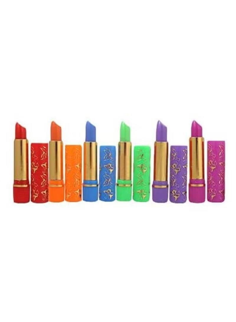 6 Piece Top Lady Halet Magic Lipstick Set Multicolour