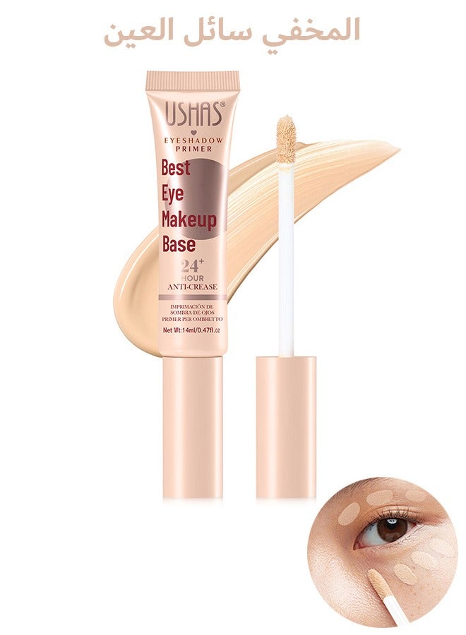Full Coverage Liquid Concealer Stick, Natural Eye Concealer for Dark Circles, Hydrating and Brightening for All Day