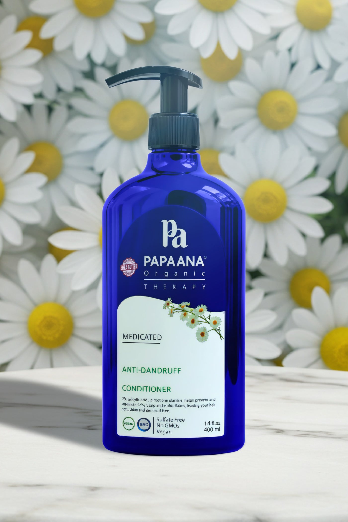 Anti-Dandruff Conditioner with Shea Butter – 400ml, Soothing & Nourishing Treatment for Scalp & Hair