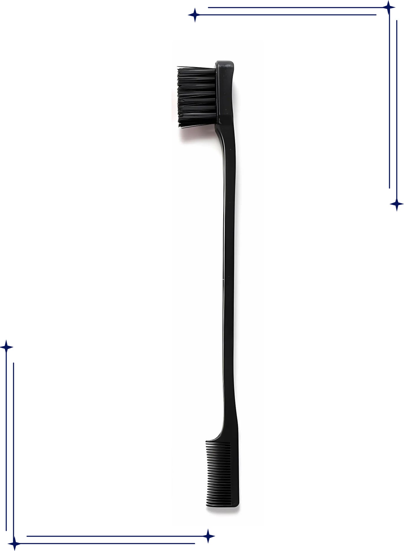 2 in 1 Hair Edge Control Brush Comb Eyebrow Brush Double Sided Edge Brush for Hairstyling, Eyelash Combs and Eyebrow Brushes for Women Men Kids