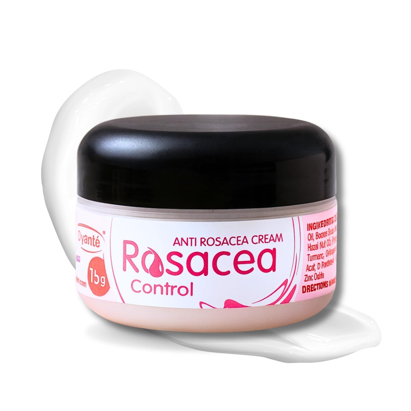 Rosacea Facial Redness Control Cream For Rosacea, Red Acne Bumps, Hydrate Soothe and Calm Dry Itchy Rosacea Prone Skin - 0.5 oz