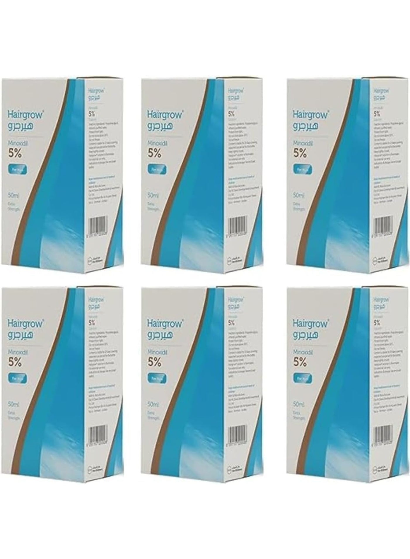 Hair Grow 5 Minoxidil 50ml 6PCS