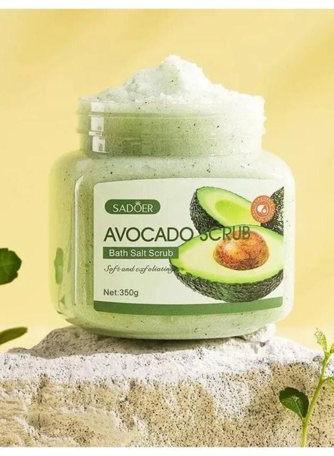 Avocado Exfoliating Salt Body Scrub 350g