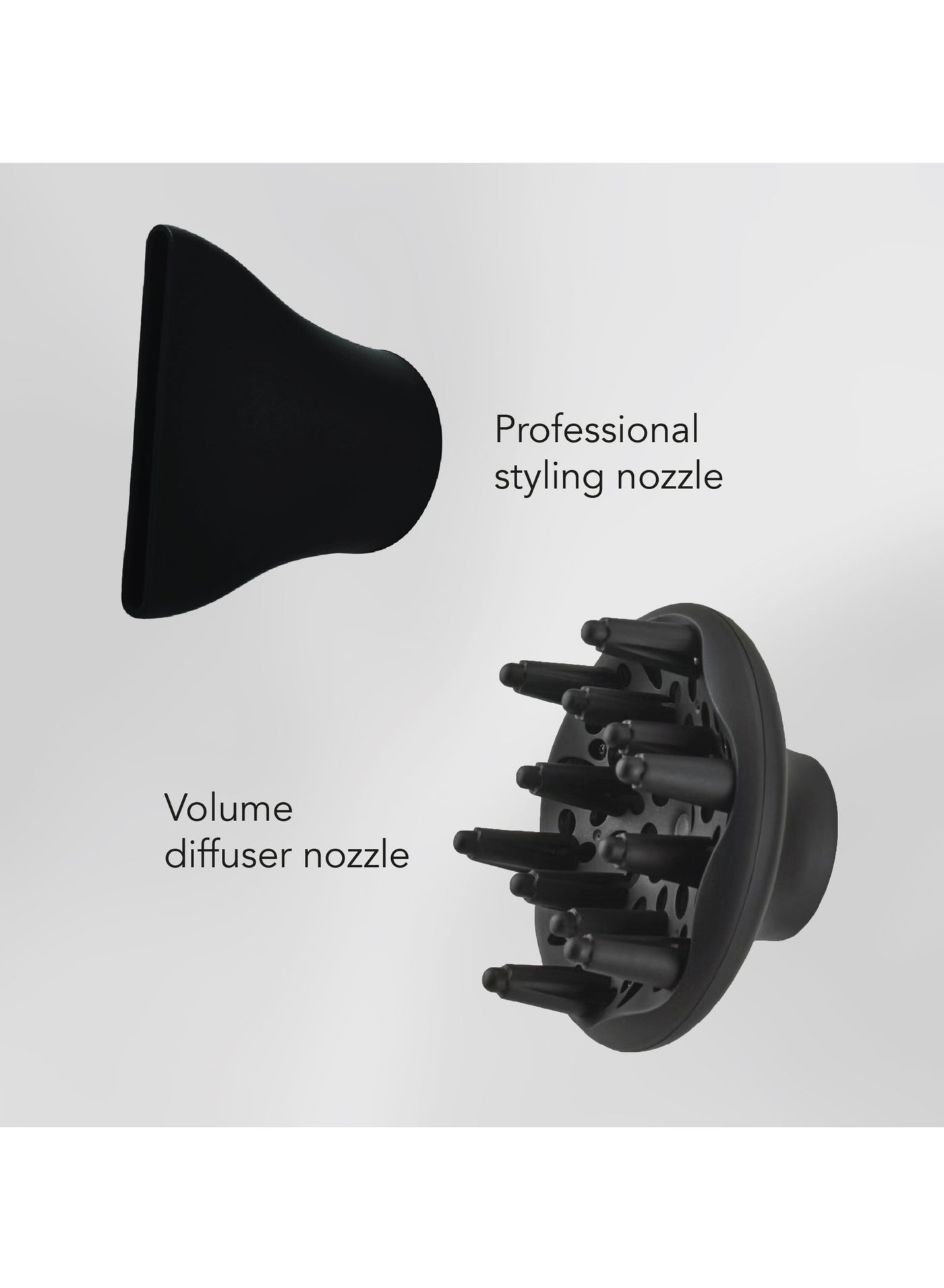 CRR539 Professional Hair Dryer 2200W – Powerful AC Motor, Ceramic Coated Grill & Ionic Technology, 3 Heat & 2 Speed Settings, Cool Shot, Styling Nozzle, Easy to Use, 2 Years Warranty - image 4