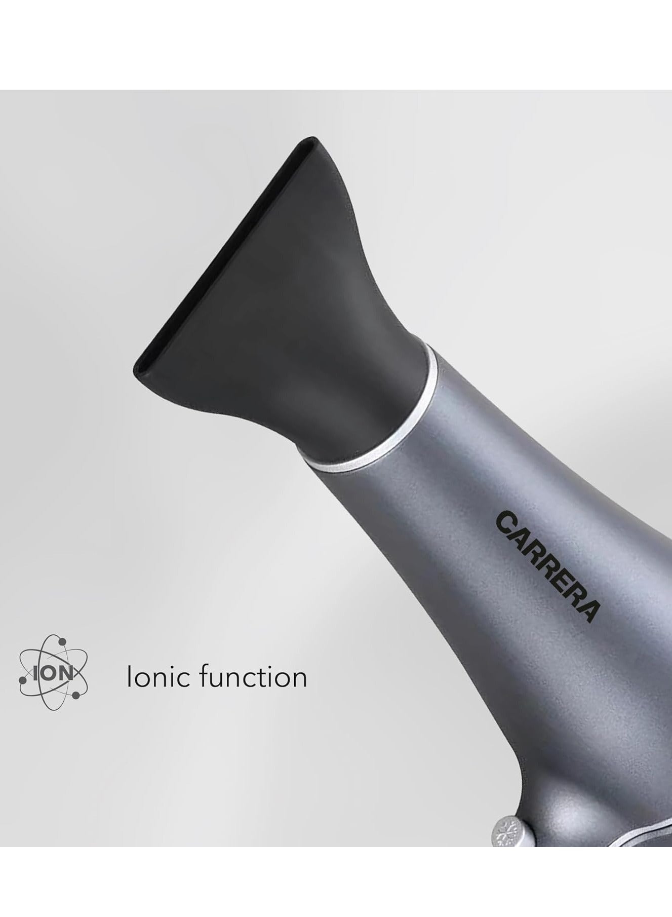 CRR539 Professional Hair Dryer 2200W – Powerful AC Motor, Ceramic Coated Grill & Ionic Technology, 3 Heat & 2 Speed Settings, Cool Shot, Styling Nozzle, Easy to Use, 2 Years Warranty - image 6