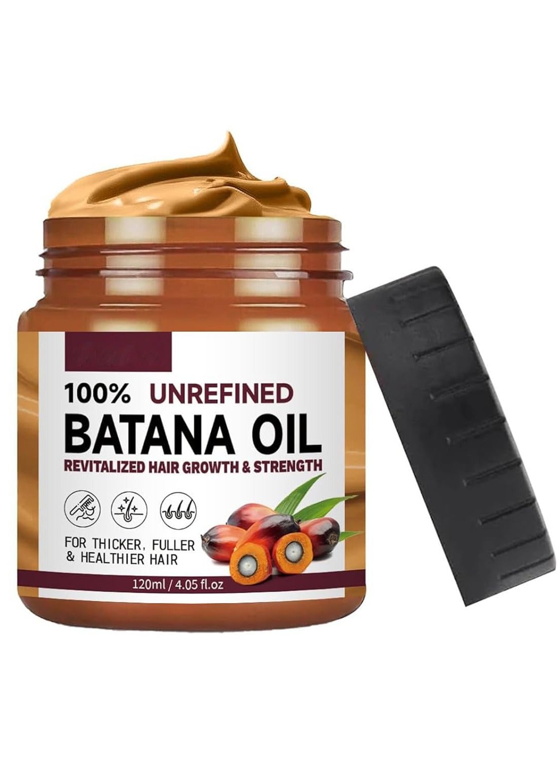 Batana Oil for Hair Growth - Healthier, Thicker, Fuller Hair - Organic Hair Mask