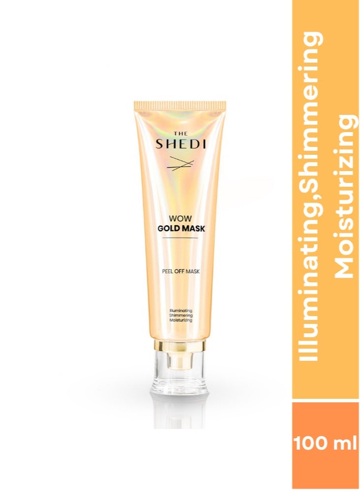 Face Gold Mask Brightening  Moisturizing and Nourishing The Skin  Remove Blackheads  Acne Scars (100 ml)
