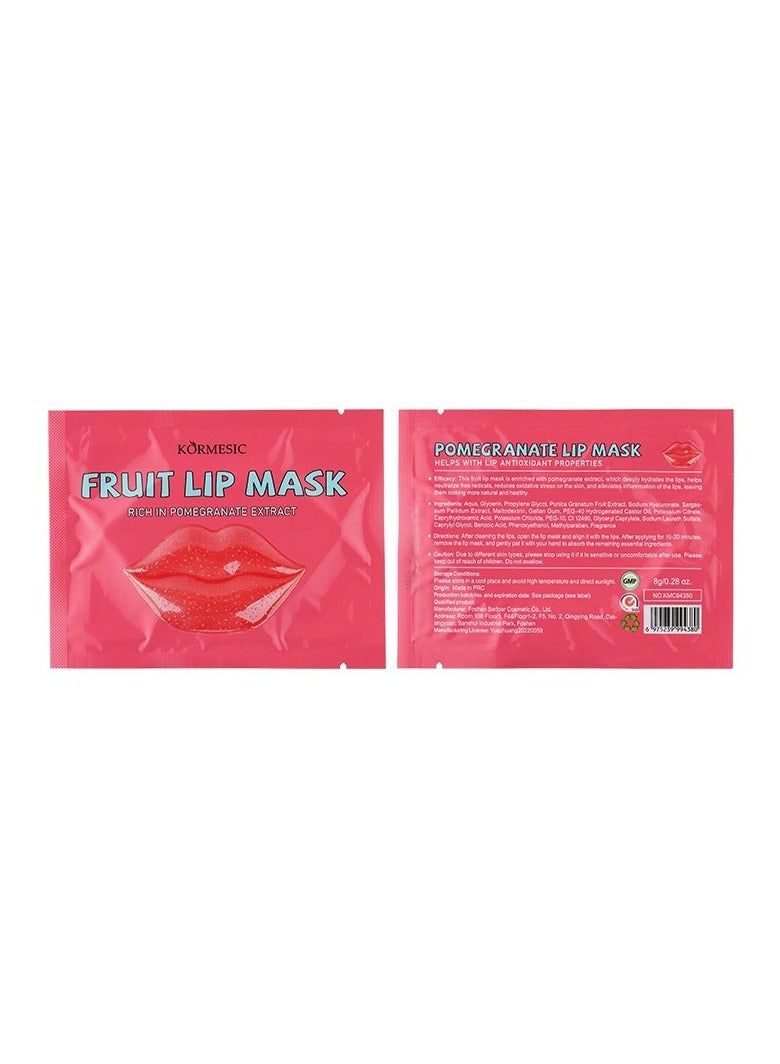 5pcs Fruit Lip Mask 8g - Hydrating & Revitalizing