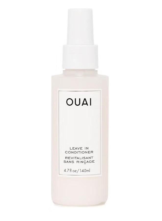 Leave In Conditioner & Heat Protectant Spray - Prime Hair for Style, Smooth Flyaways, Add Shine and Use as Detangling Spray - No Parabens, Sulfates or Phthalates (4.7 oz)