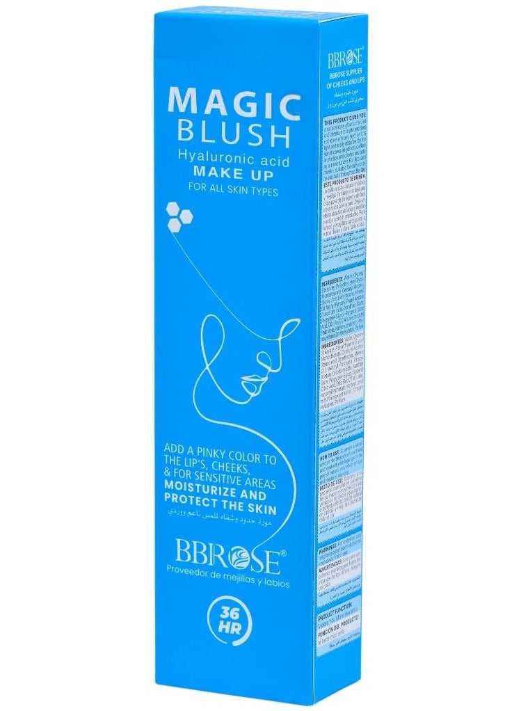 Hyaluronic Acid Magic Blush 30ml – Hydrating Liquid Blush for Cheeks & Lips, Long-Lasting & Buildable Coverage, Vegan, Sweat-Proof & Cruelty-Free