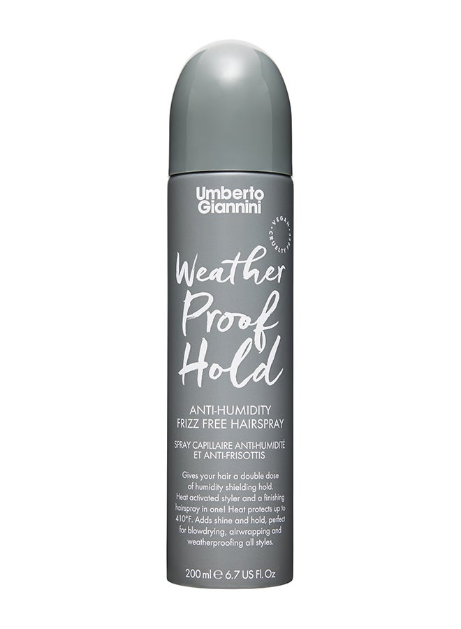 Weatherproof Hold Anti-Humidity Frizz Free Hairspray 200ml