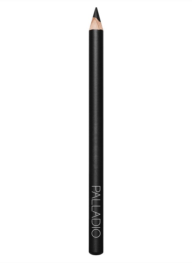Wooden Eyeliner Pencil, Thin Pencil Shape, Easy Application, Firm yet Smooth Formula, Perfectly Outlined Eyes, Contour and Line, Long Lasting, Rich Pigment, Black