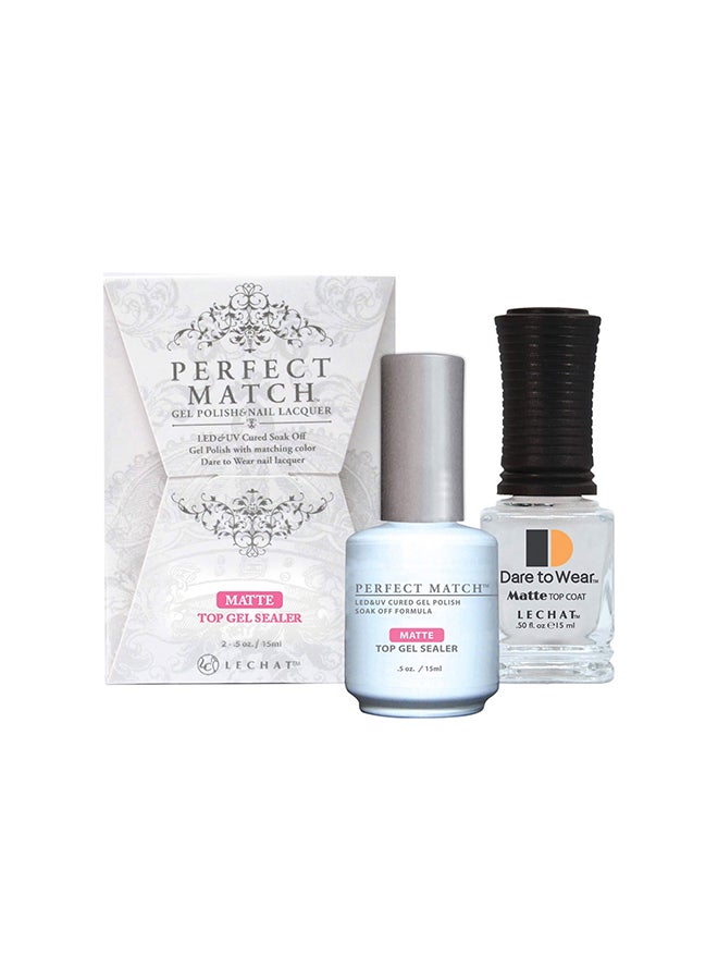 Matte Top Gel Sealer Soak Off Gel Nail Polish UV LED Gel Polish PMTM01
