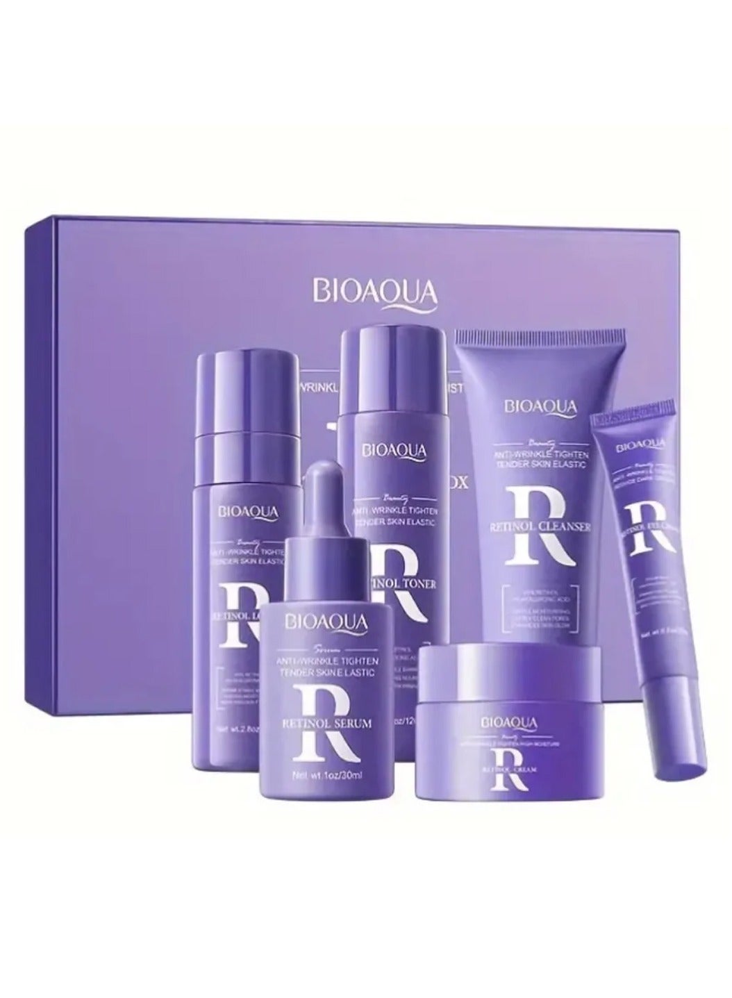 Bioaqua Retinol Skin Care Kit Set 6 Pieces Luxury Box